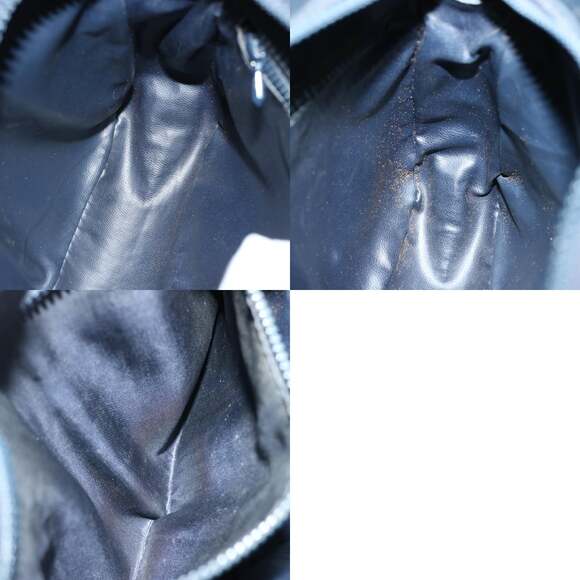 CELINE Macadam Canvas Shoulder Bag Navy - Picture 12 of 12